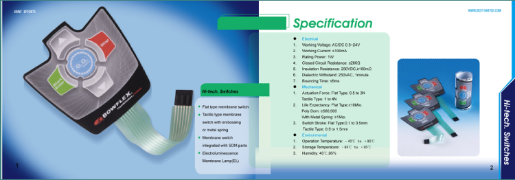 SanTeXing Custom Membrane Switch Keypad - durable tactile switch panel for industrial and medical applications